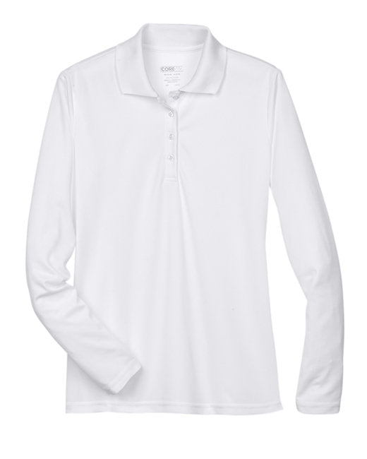 Polo piqué à manches longues Pinnacle Performance pour femme