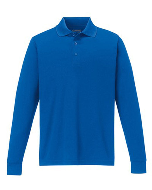 Polo piqué à manches longues Pinnacle Performance pour hommes