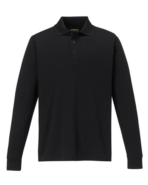 Polo piqué à manches longues Pinnacle Performance pour hommes