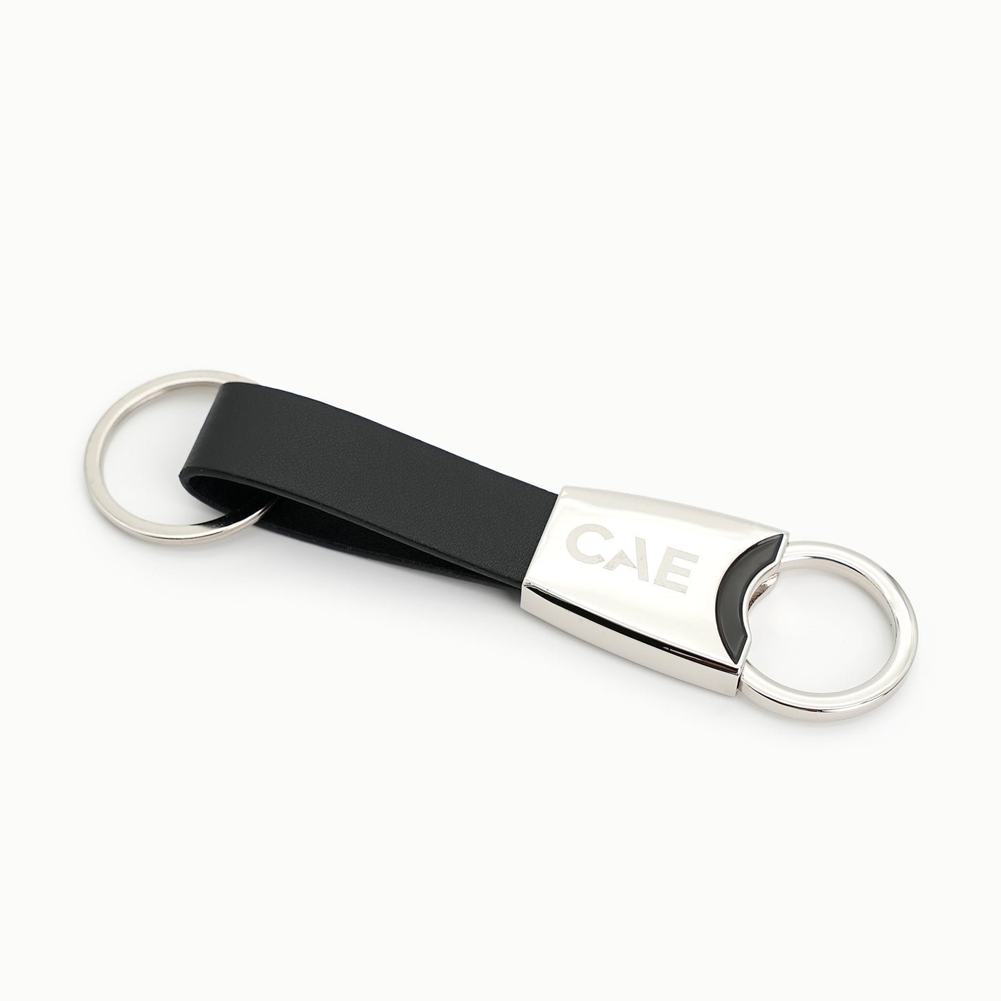 CAE Leather Loop Keychain – Black, Navy, or Brown