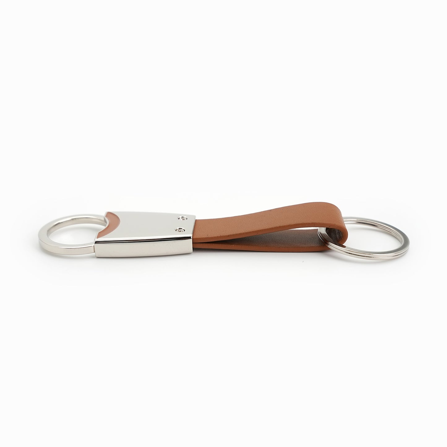 CAE Leather Loop Keychain – Black, Navy, or Brown
