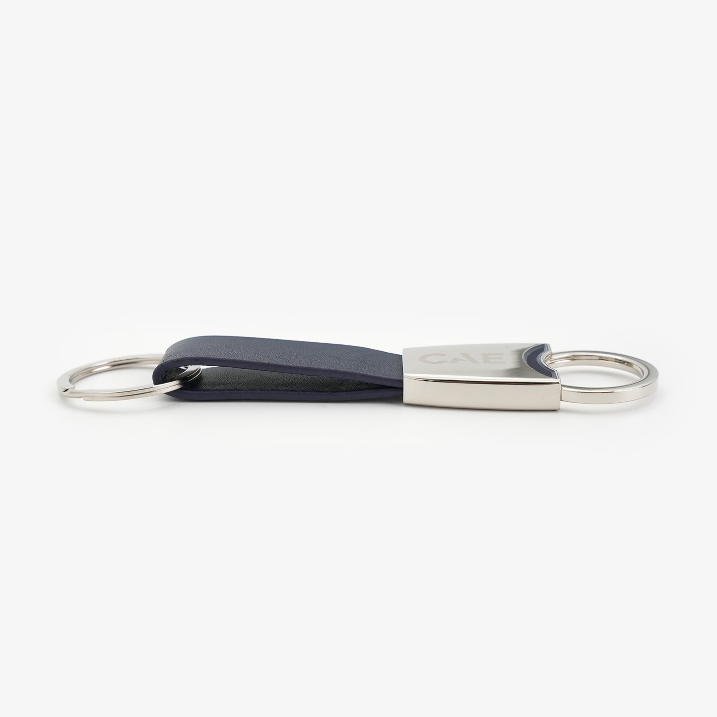 CAE Leather Loop Keychain – Black, Navy, or Brown