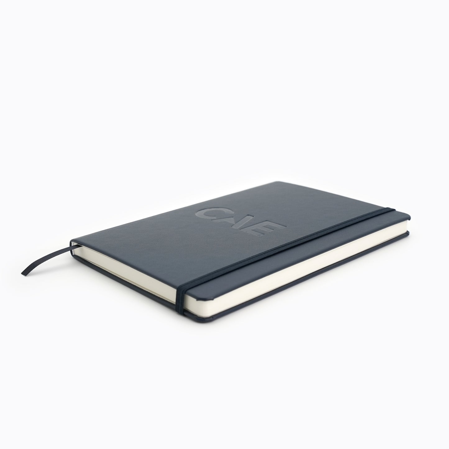 CAE Embossed Hardcover Notebook – Navy