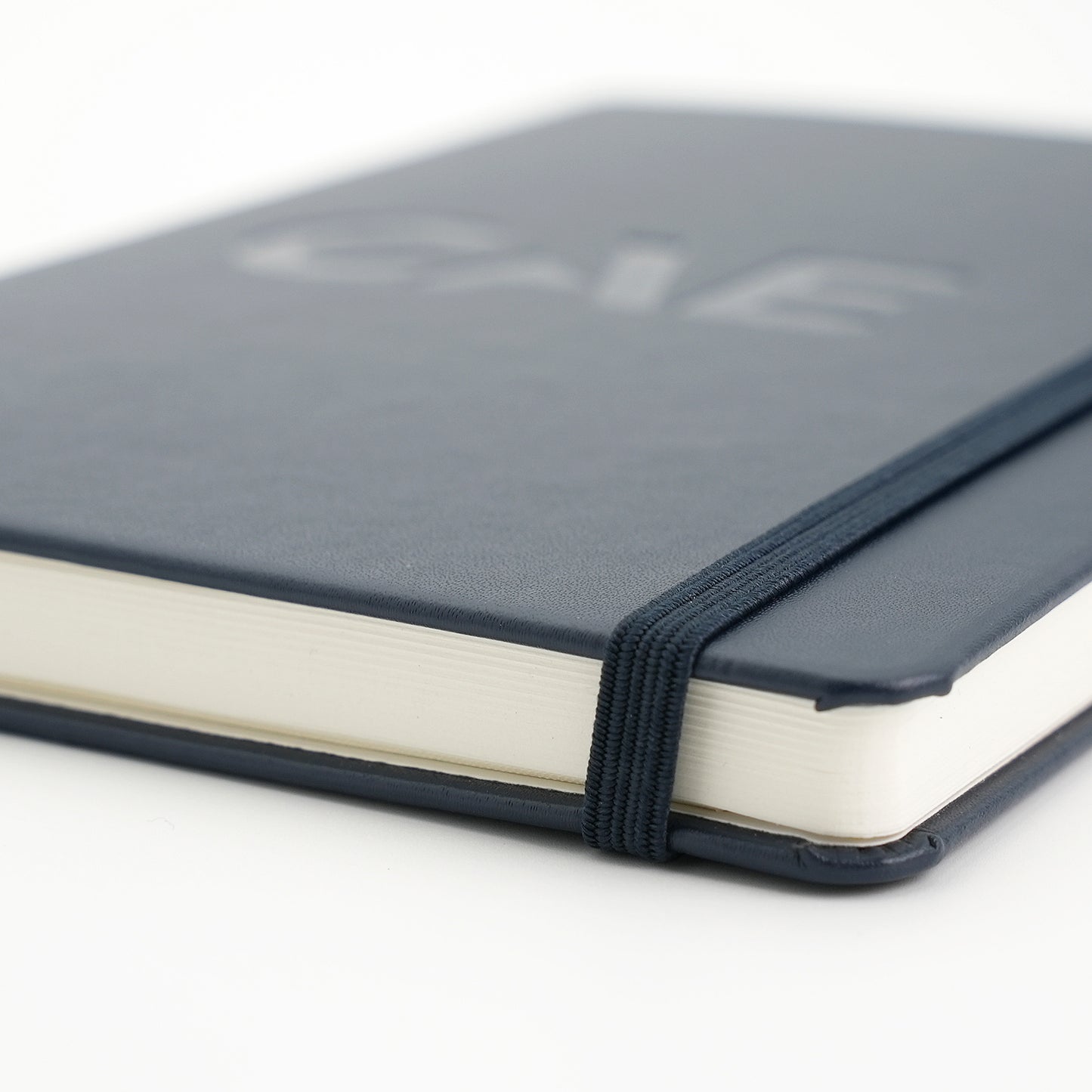 CAE Embossed Hardcover Notebook – Navy