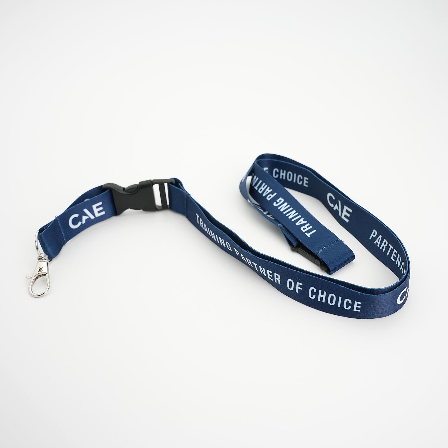 CAE Navy Lanyard – Training Partner of Choice