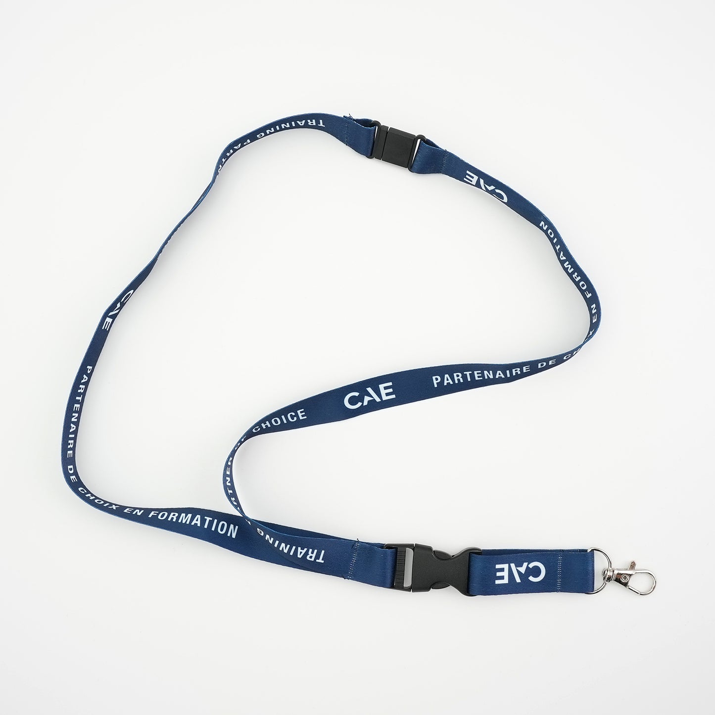 CAE Navy Lanyard – Training Partner of Choice