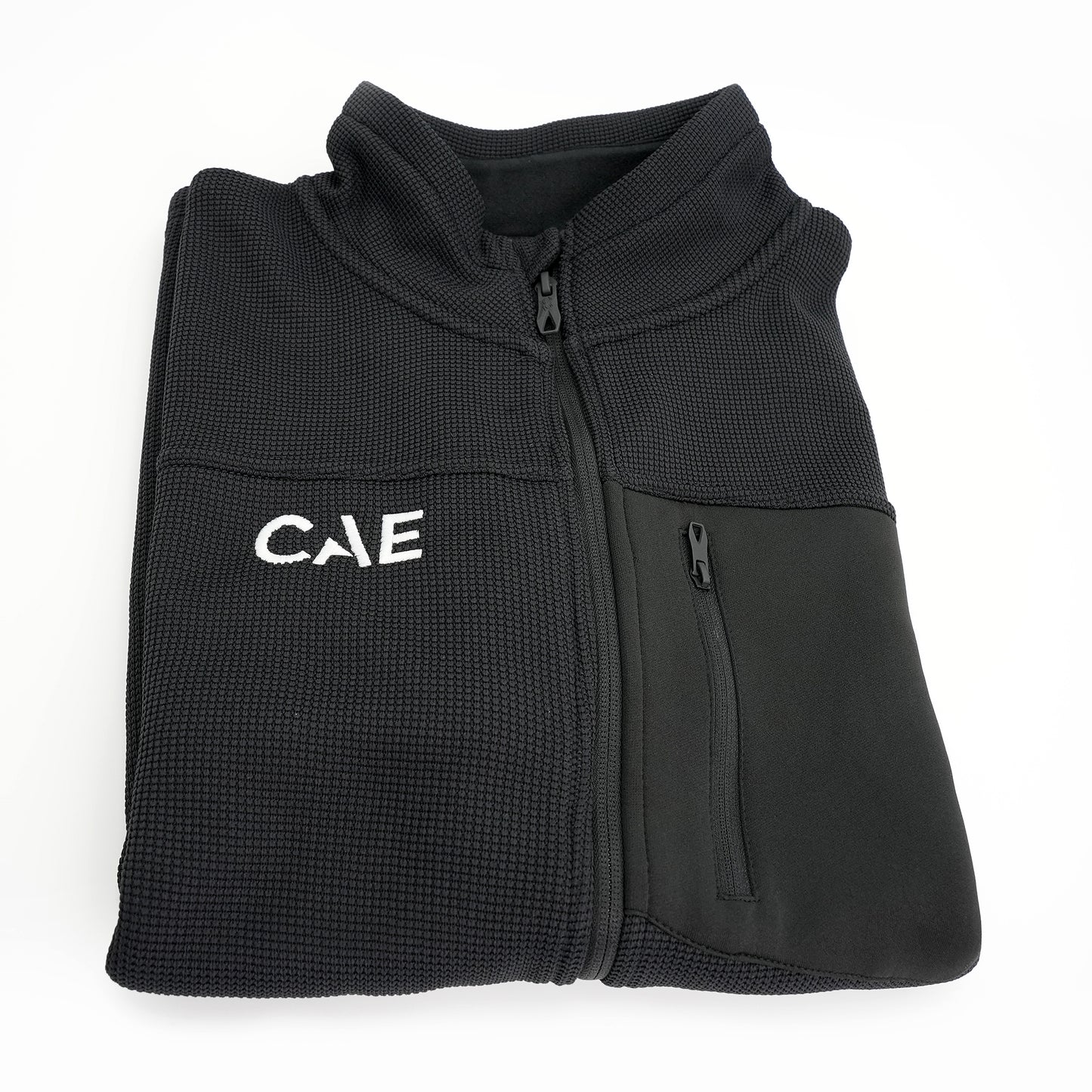 CAE Spyder Black Full-Zip Performance Jacket