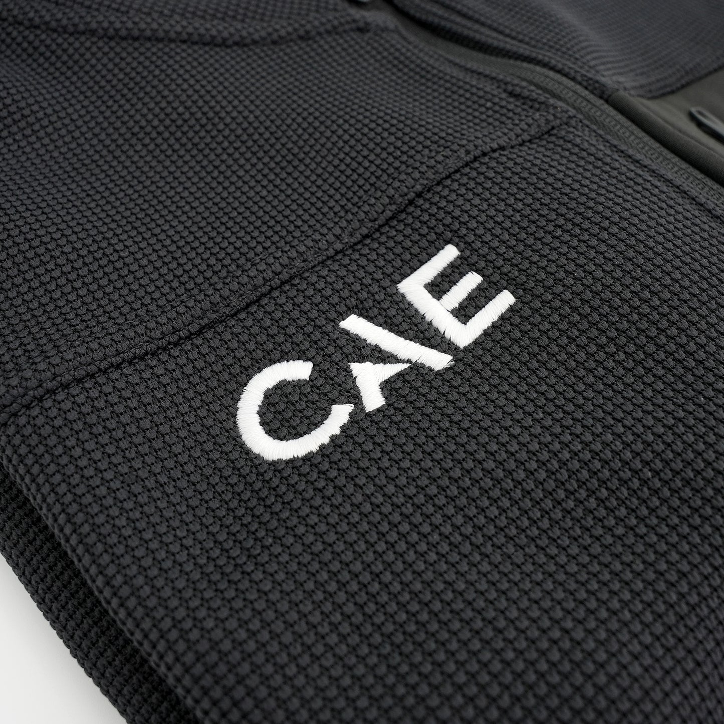 CAE Spyder Black Full-Zip Performance Jacket