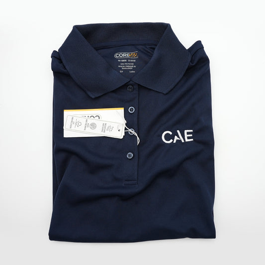CAE Polo Femme Bleu Marine Classique Core 365