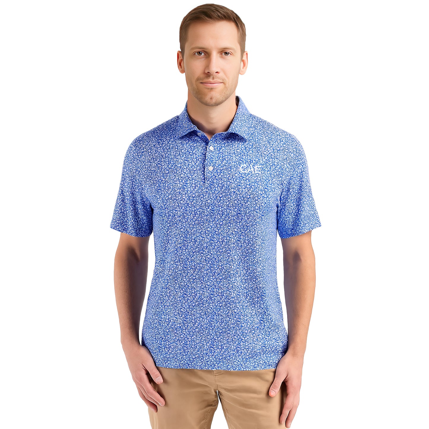Cutter & Buck CAE Floral Polo Shirt