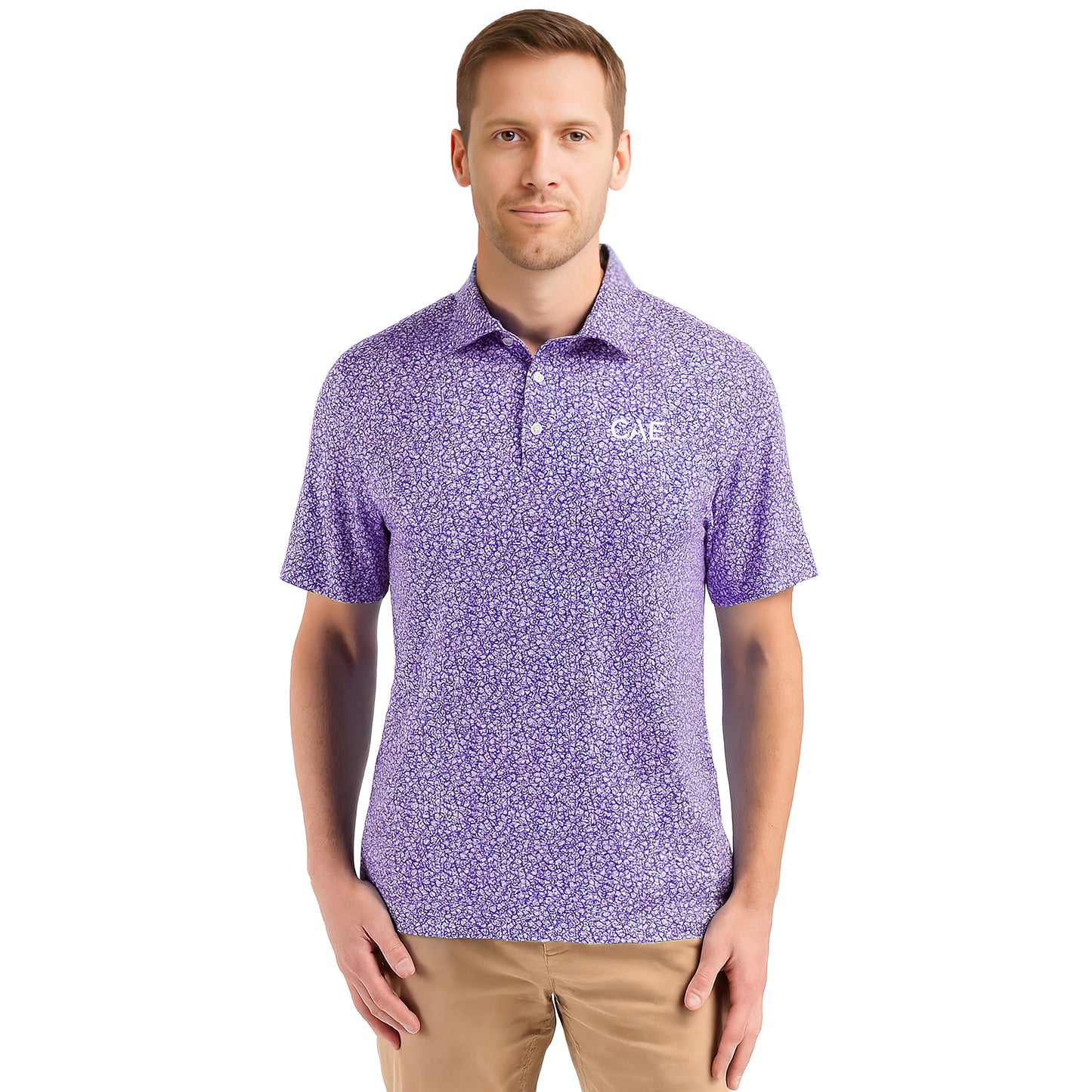 Cutter & Buck CAE Floral Polo Shirt