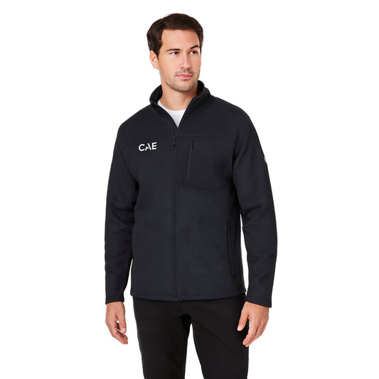 CAE Spyder Black Full-Zip Performance Jacket