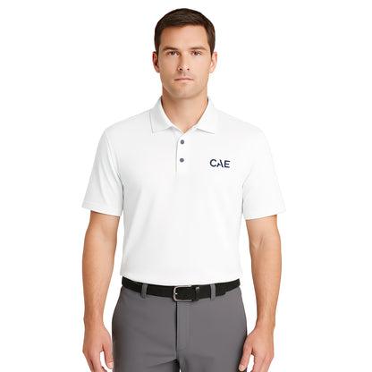 Adidas White CAE Logo Polo