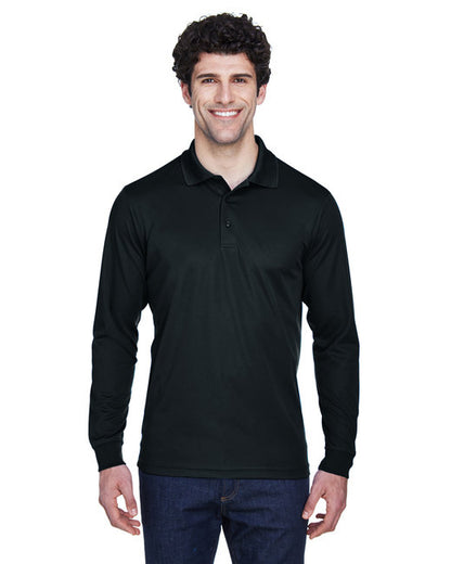 Polo piqué à manches longues Pinnacle Performance pour hommes