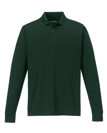 Polo piqué à manches longues Pinnacle Performance pour hommes