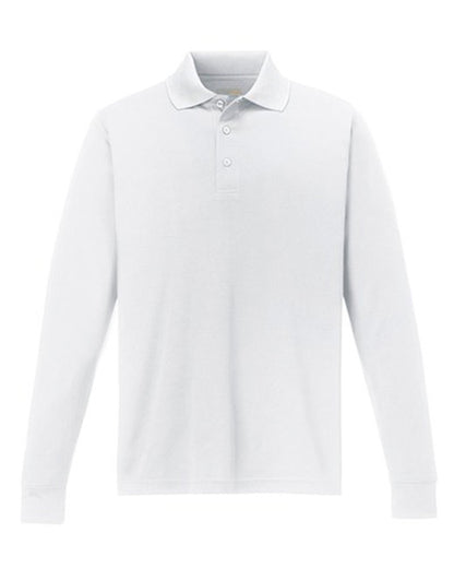 Polo piqué à manches longues Pinnacle Performance pour hommes