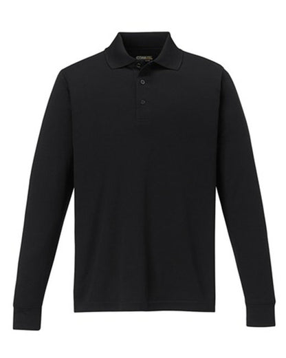 Polo piqué à manches longues Pinnacle Performance pour hommes