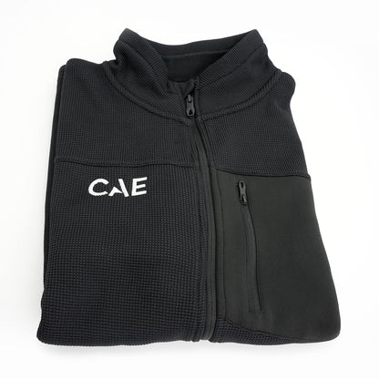 CAE Spyder Black Full-Zip Performance Jacket