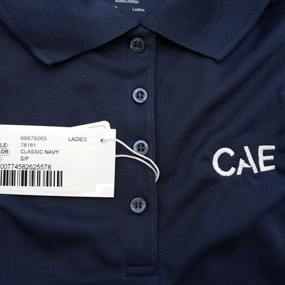 Core 365 Ladies’ Classic Navy Polo – CAE Logo
